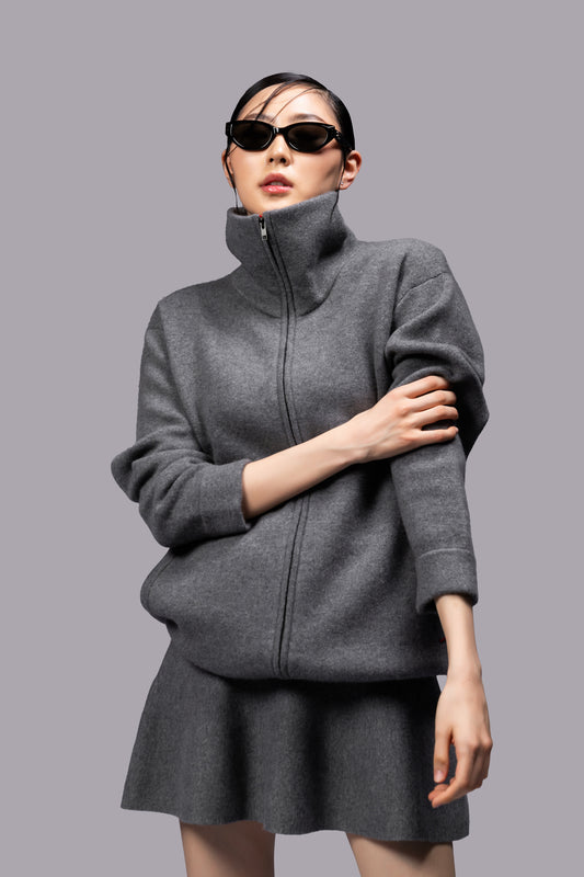 Oversize Zip Coat