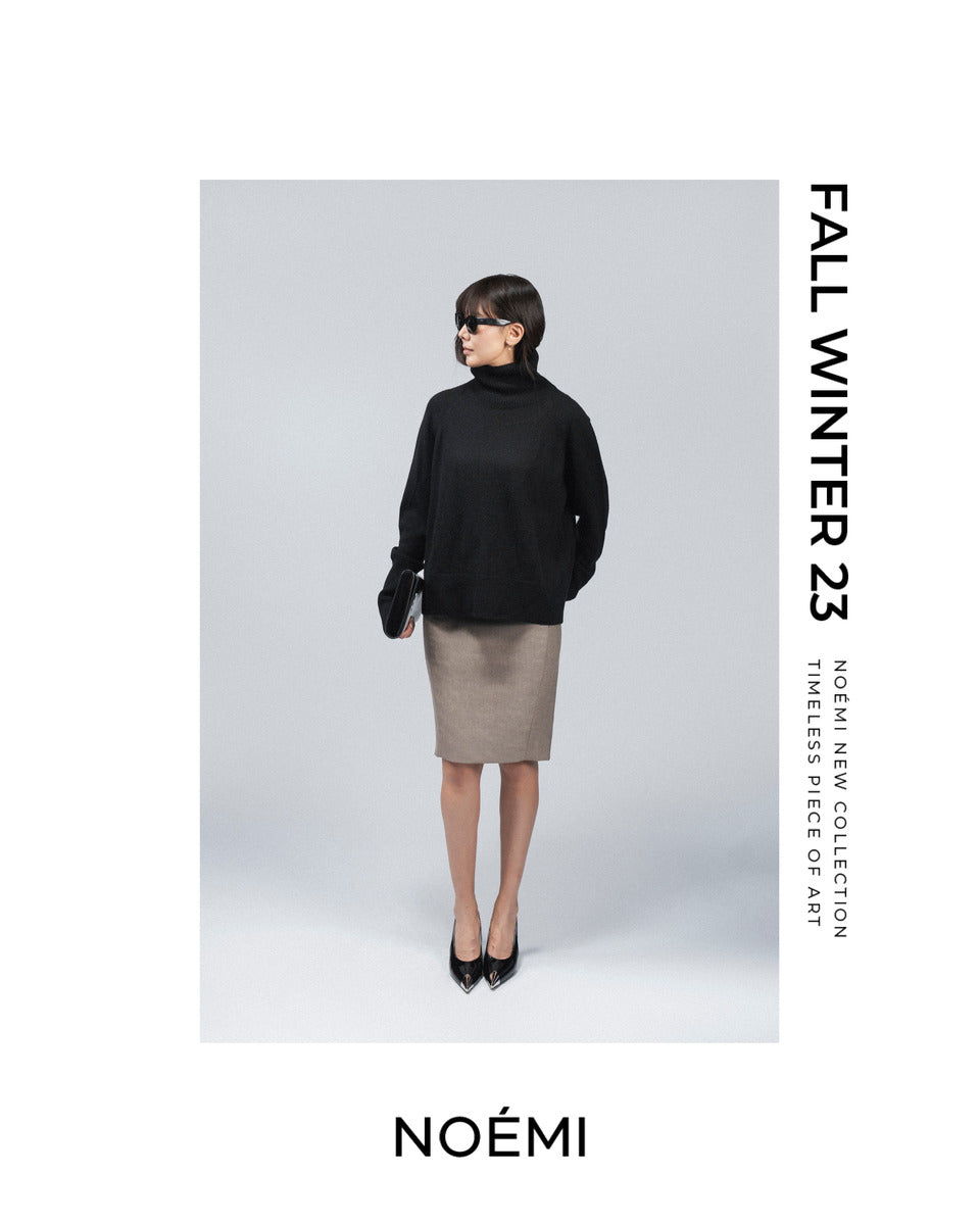 Front-Pocket Pencil Skirt