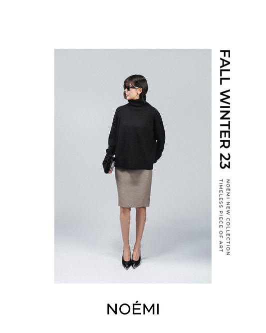 Front-Pocket Pencil Skirt