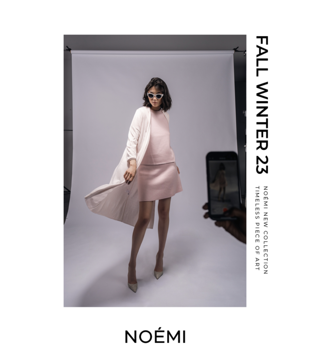 Striped A-Line Knit Tee