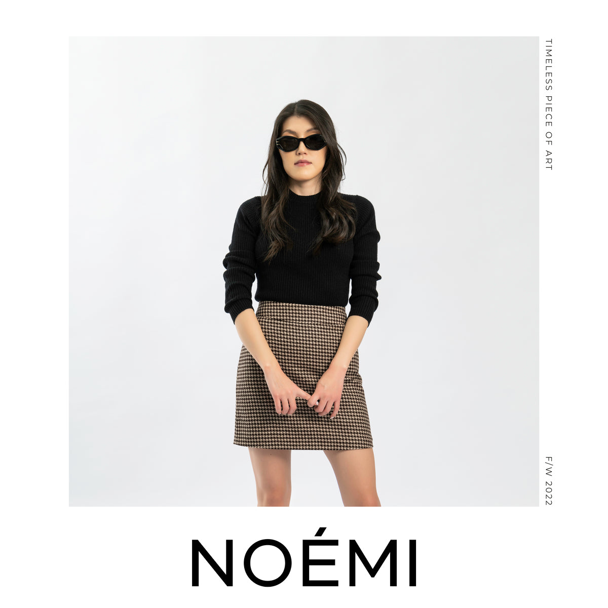 Ribbed Knit Tee, Cashmere