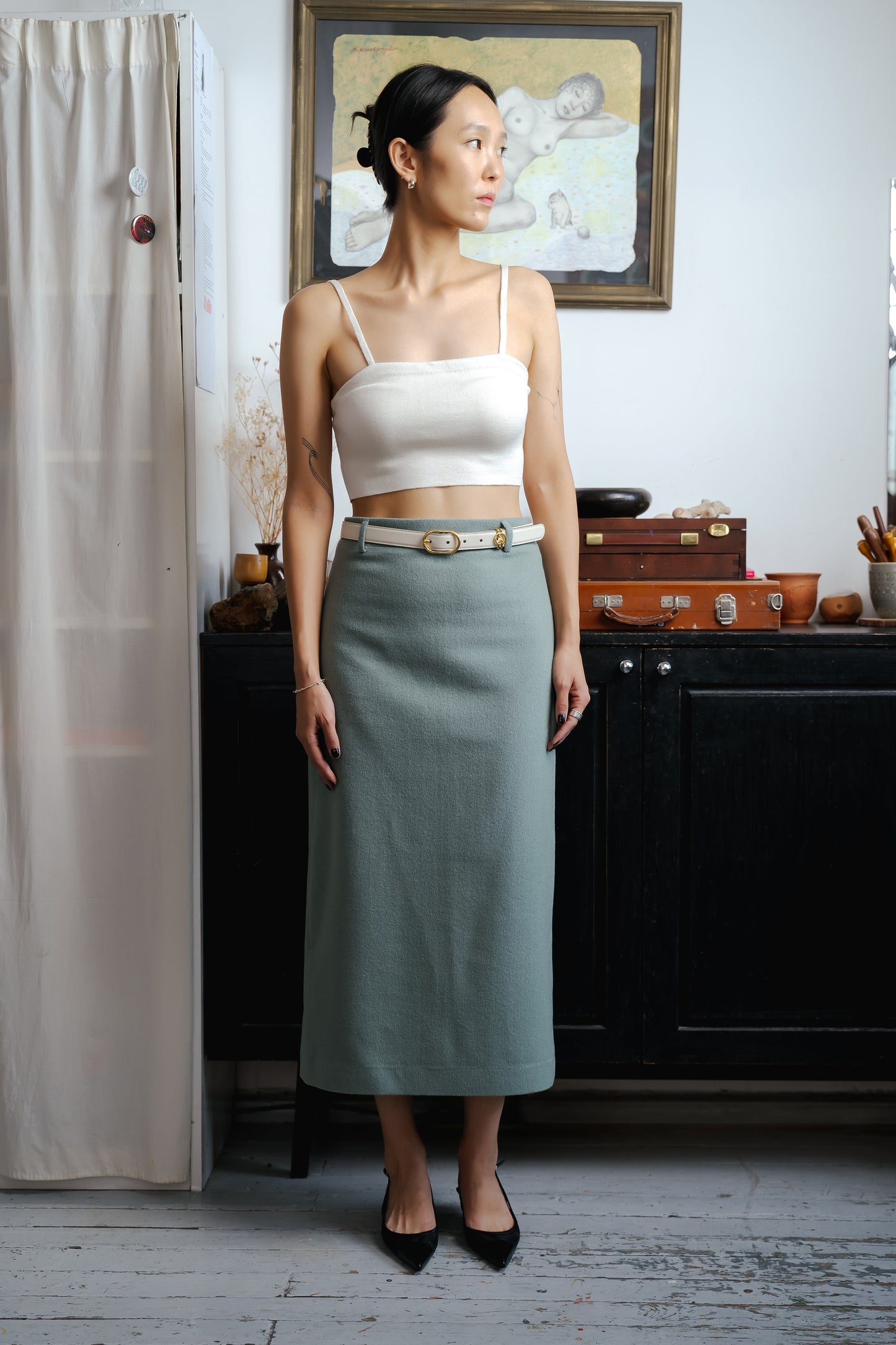 Maxi Pencil Skirt
