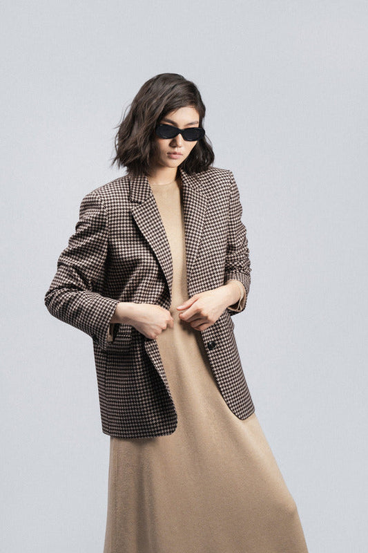 Single-Breasted Oversize Blazer