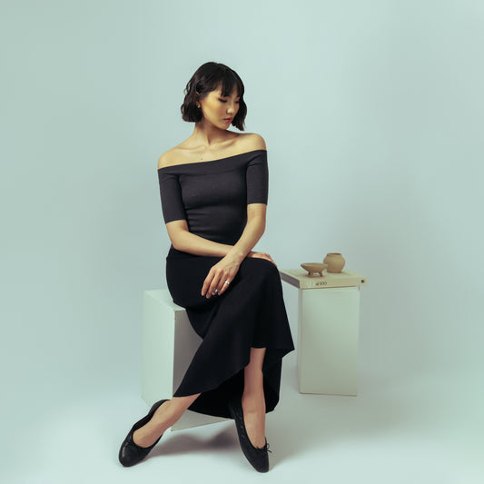 Off-Shoulder Top, Cashmere