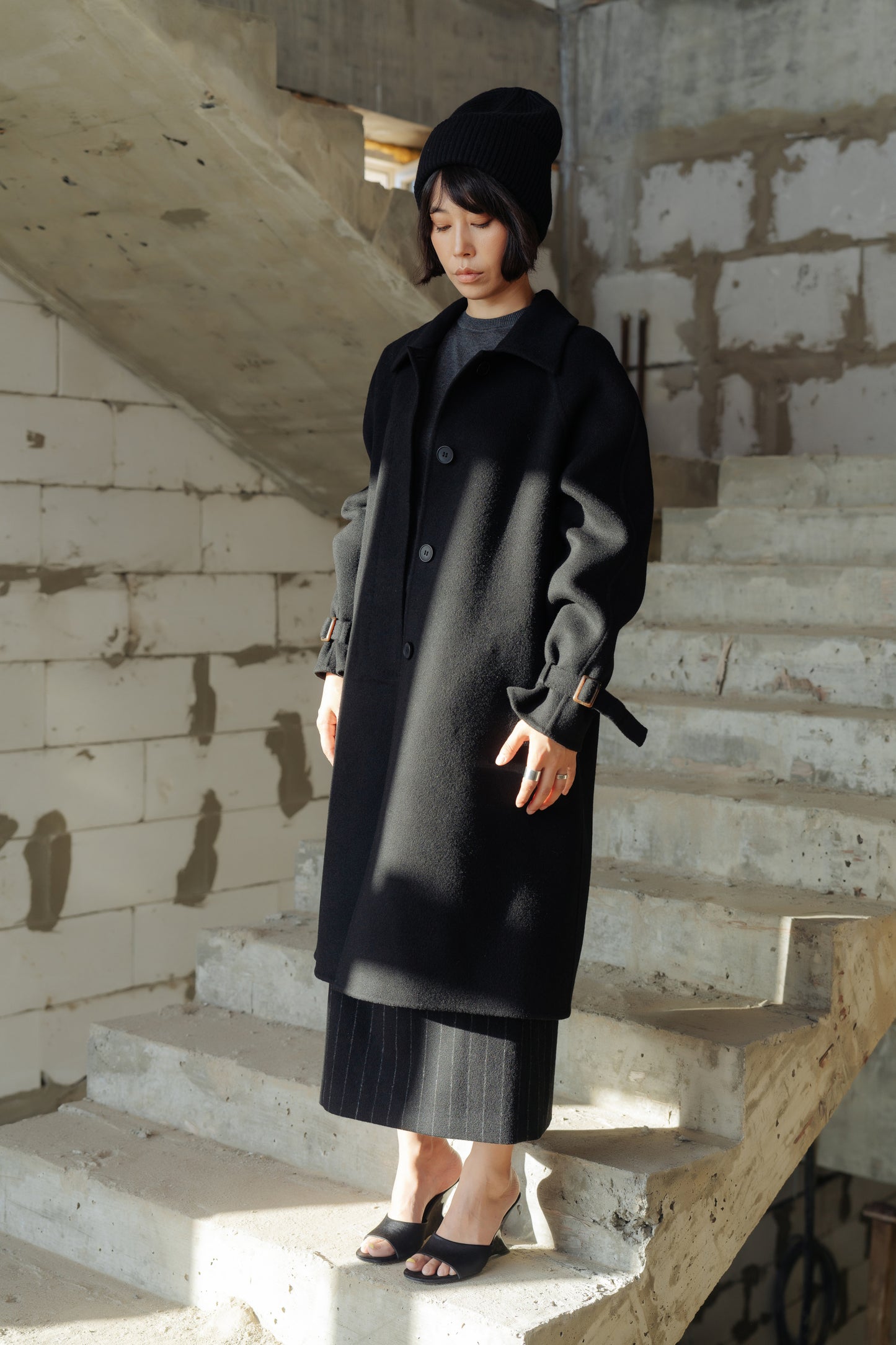 Balmacaan coat
