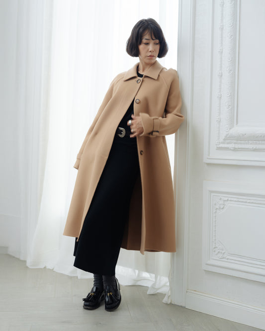 Balmacaan coat