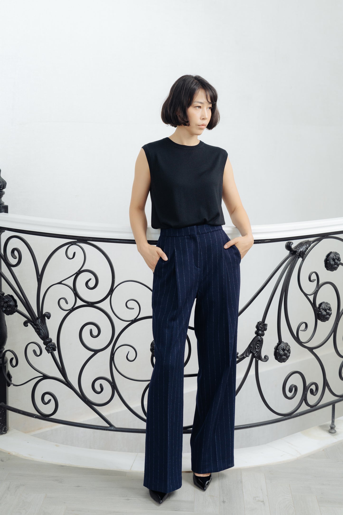 Round Neck Silk Vest