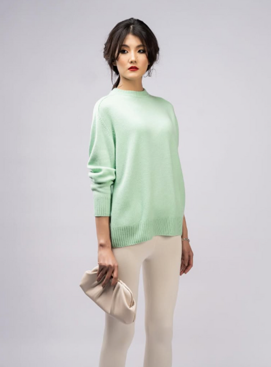 Mid-Weight Jersey Crew-Neck, Mint