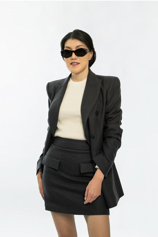 Pocketed Mini Skirt