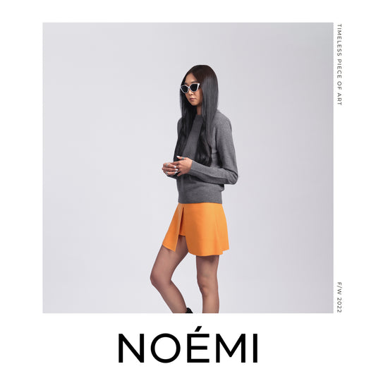Slit Knit Skirt
