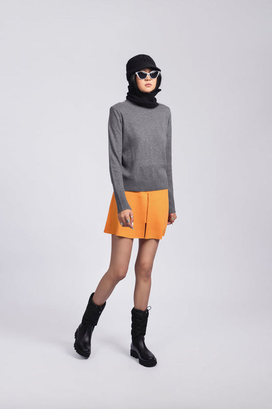 Slit Knit Skirt